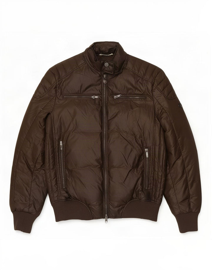 Brooksfield Chaqueta acolchada para hombre IT 50 Poliéster marrón grande
