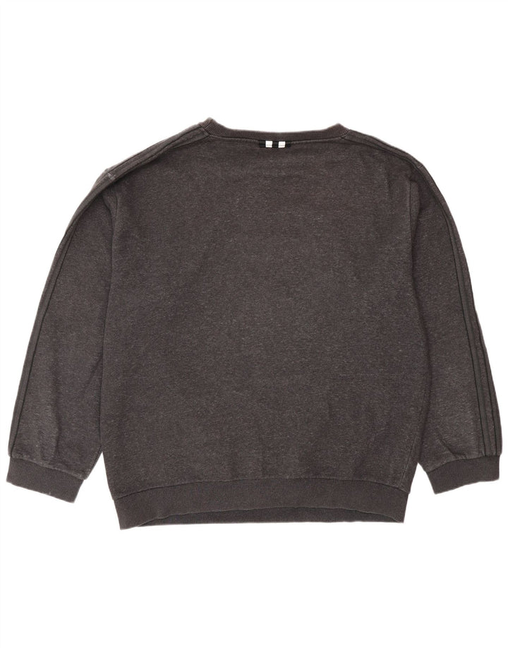 Adidas Hombre Sudadera Jumper XL Gris Algodón