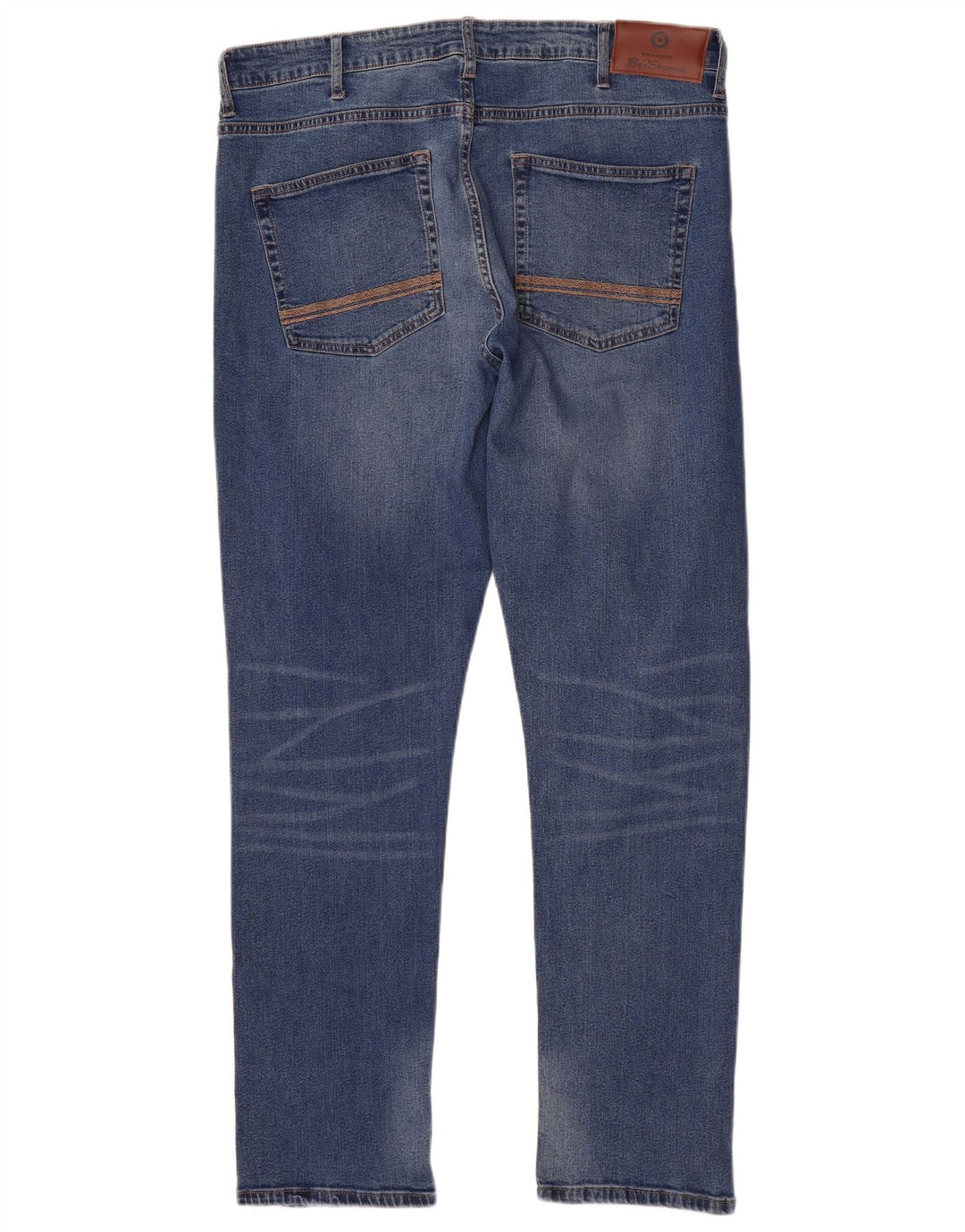 BEN SHERMAN Vaqueros ajustados para hombre W38 L32 Algodón azul