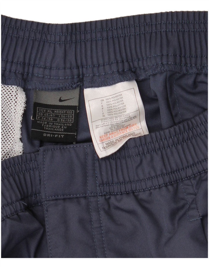 NIKE Pantalones cortos chinos Dri Fit Pegged para hombre UK 45/47 XL W38 Poliéster azul marino