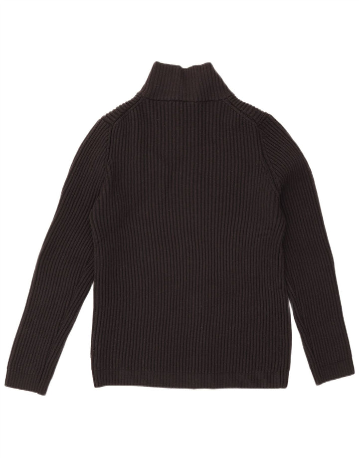 Hugo Boss Hombre Cárdigan Suéter XL Lana Negra