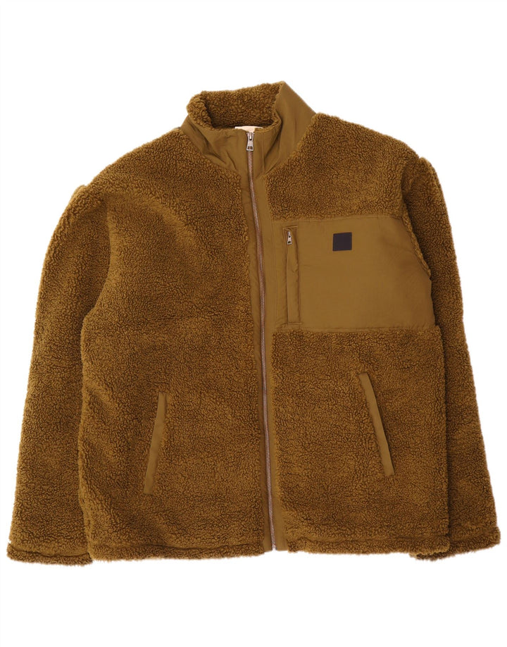 Gant Chaqueta polar para hombre UK 46 3XL Caqui Poliéster