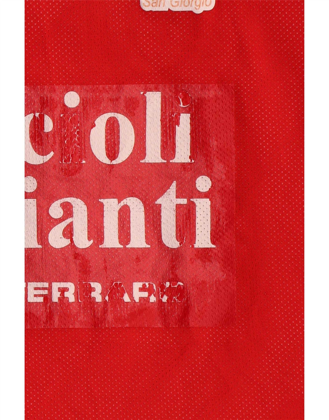 Errea Hombre Camiseta Sin Mangas Estampada Mediana Rojo