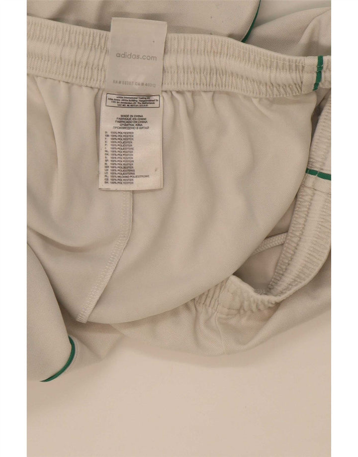 Adidas Mens Climalite Sport Shorts Medio Blanco Poliéster