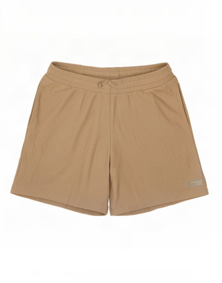 Zara Hombre Shorts Deportivos Grande Beige