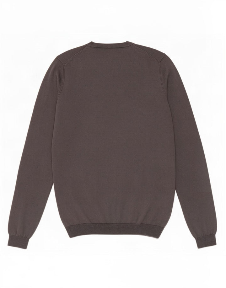 Calvin Klein Jeans Jersey con cuello en V para hombre de lana gris medio