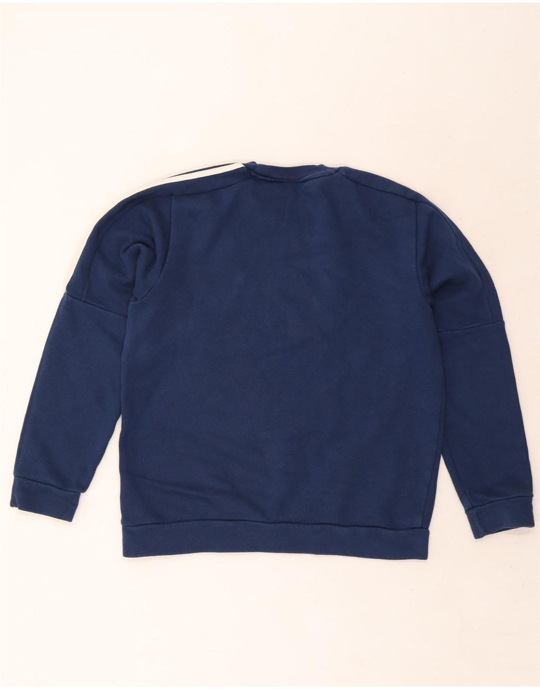 Adidas Hombre Sudadera Jumper Small Azul Marino Algodón