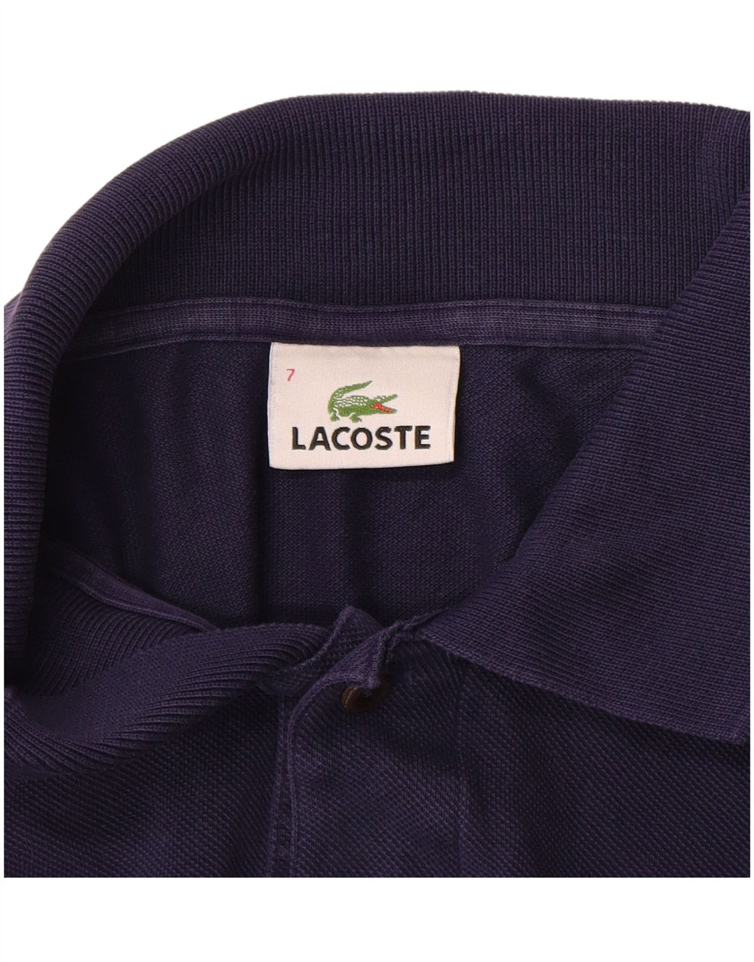 Polo Lacoste para hombre talla 7 2XL azul marino