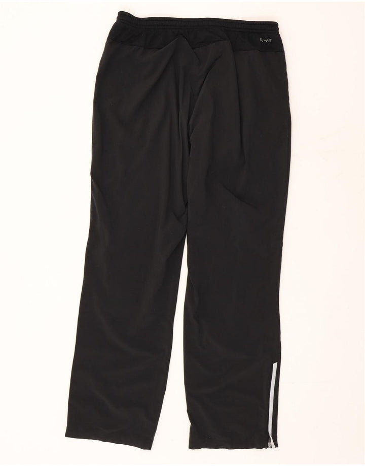 Nike - Pantalón de chándal para hombre, talla grande, poliéster negro