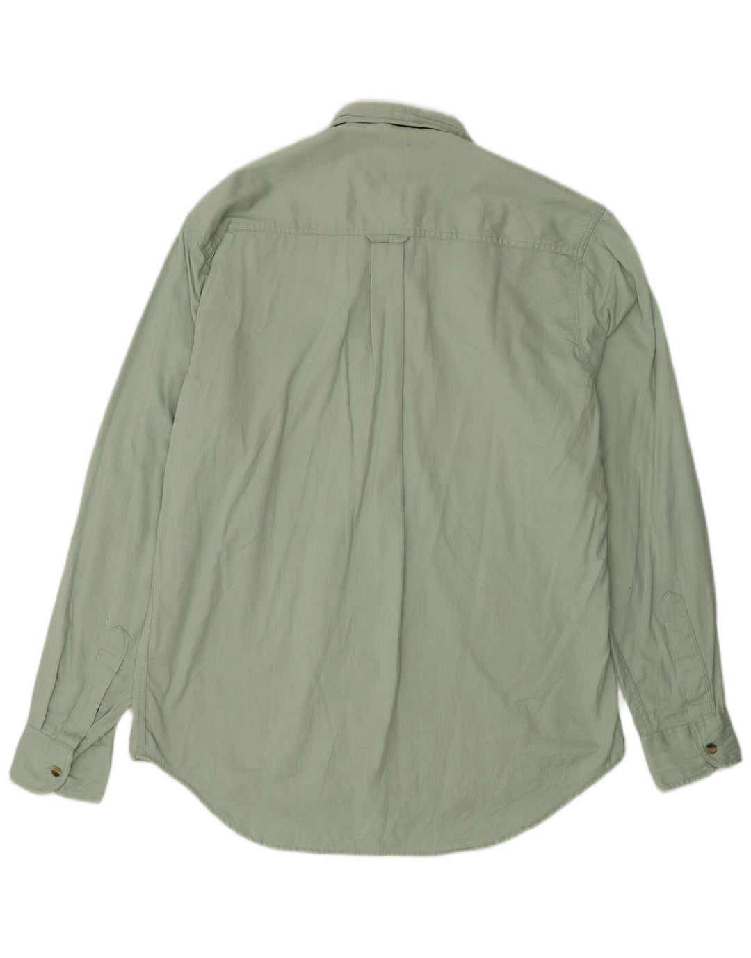 HOJAS VERDES Camisa Hombre Algodón Verde Medio