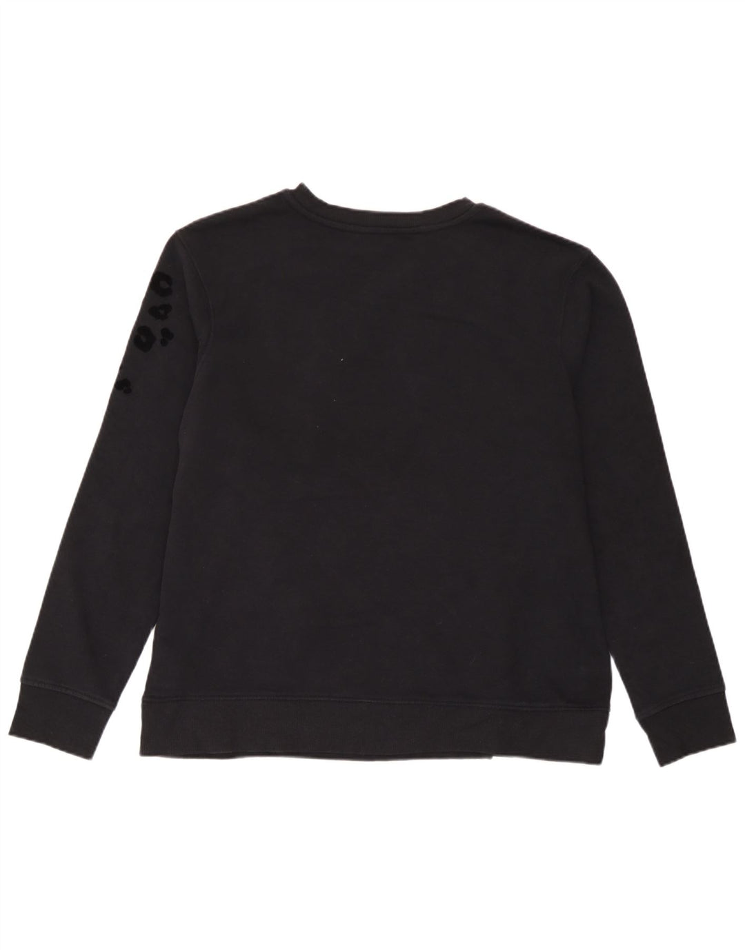 Marks & Spencer - Sudadera para mujer, talla 40, talla mediana, color negro, estampado animal