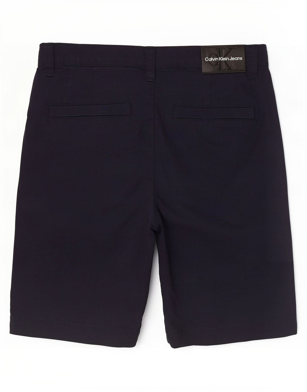 Calvin Klein Pantalones cortos chinos para hombre pequeños W30 algodón azul marino