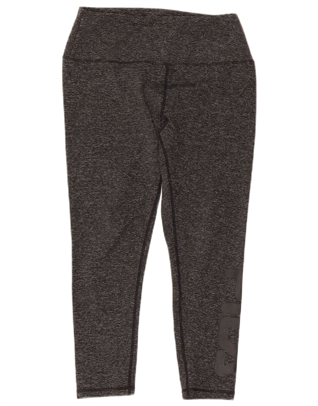 FILA Leggings capri gráficos para mujer Reino Unido 10 Pequeño poliéster gris a rayas