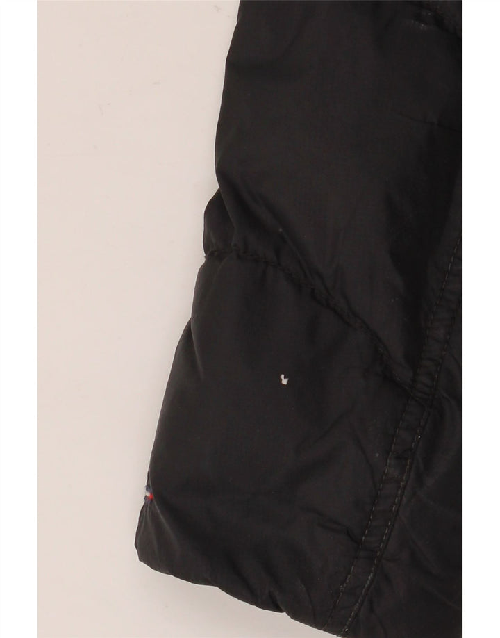 Tommy Hilfiger Chaqueta acolchada para hombre UK 38 Medium Black Nylon