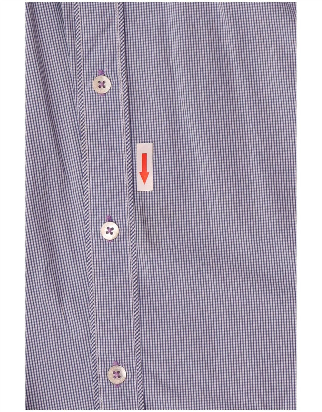 Ted Baker Camisa para hombre Talla 6 2XL Azul marino Cuadros