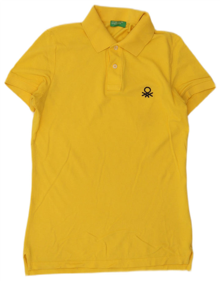 Benetton Polo Hombre Amarillo Pequeño