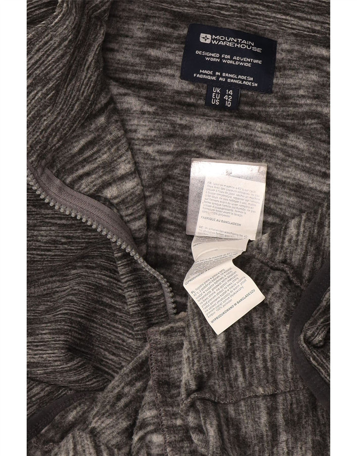 Chaqueta polar para mujer Mountain Warehouse UK 44 Grande Poliéster moteado gris