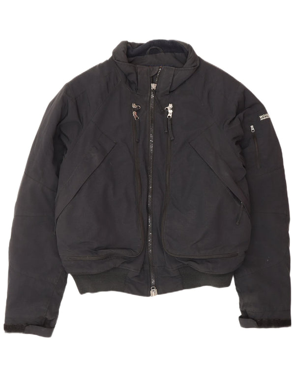 WOOLRICH Chaqueta bomber para hombre UK 38 Medium Black