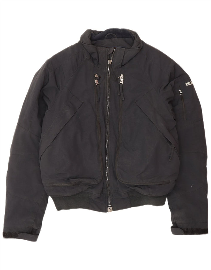 WOOLRICH Chaqueta bomber para hombre UK 38 Medium Black