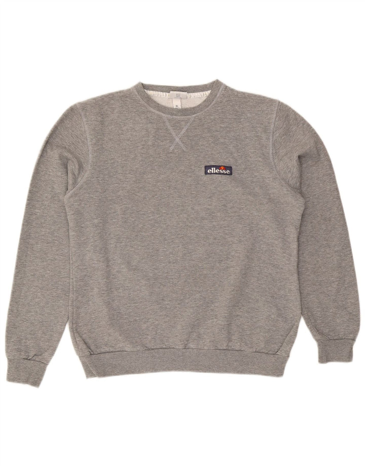 Ellesse - Sudadera para mujer, talla 40, XL, algodón gris