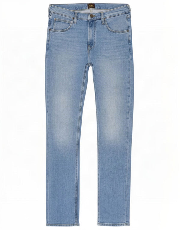 Lee Mens Luke Slim Fit Tapered Jeans W30 L34 Algodón azul