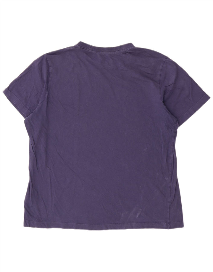 Camiseta Nike Hombre Top XL Azul Marino Algodón