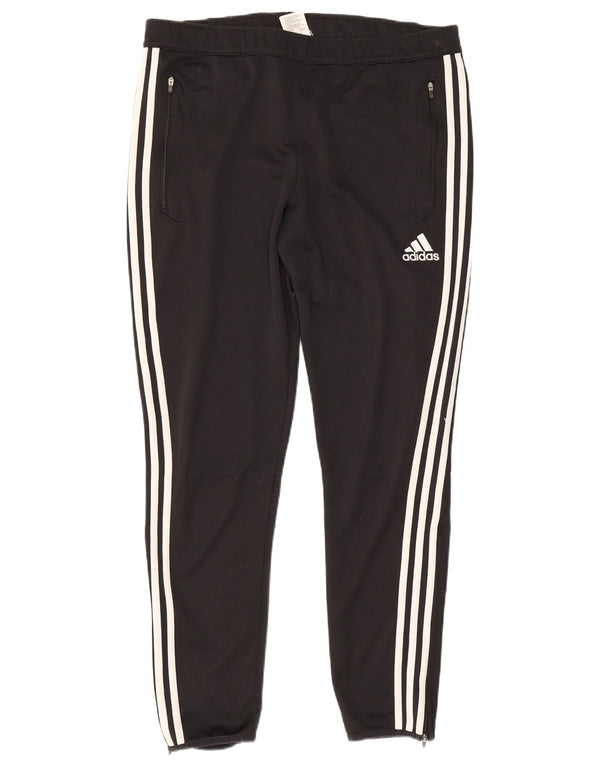 Adidas Climacool - Pantalón de chándal para hombre, tamaño grande, color negro, poliéster
