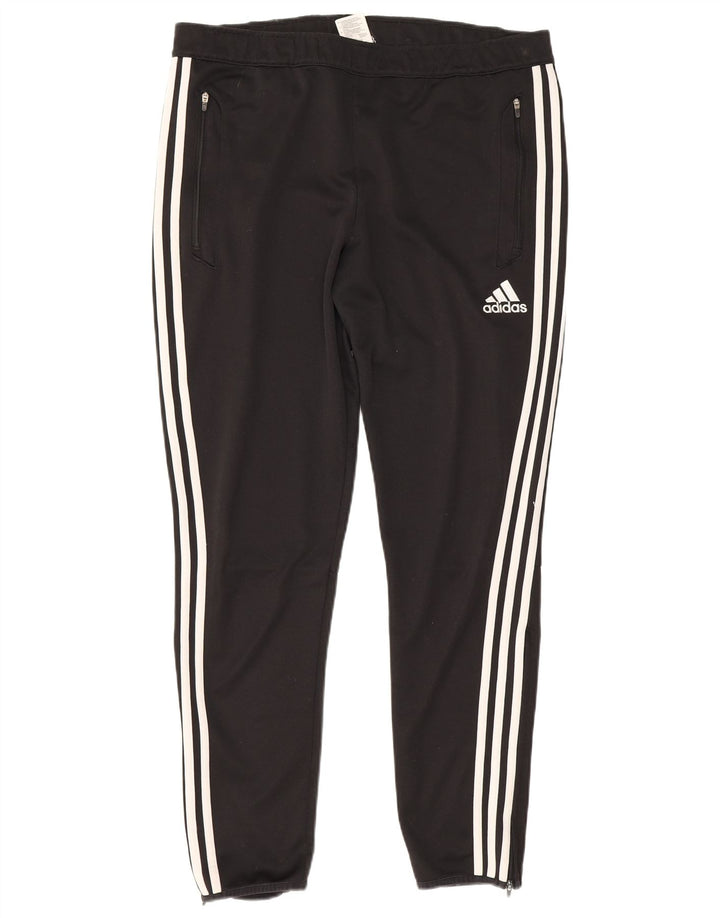 Adidas Climacool - Pantalón de chándal para hombre, tamaño grande, color negro, poliéster