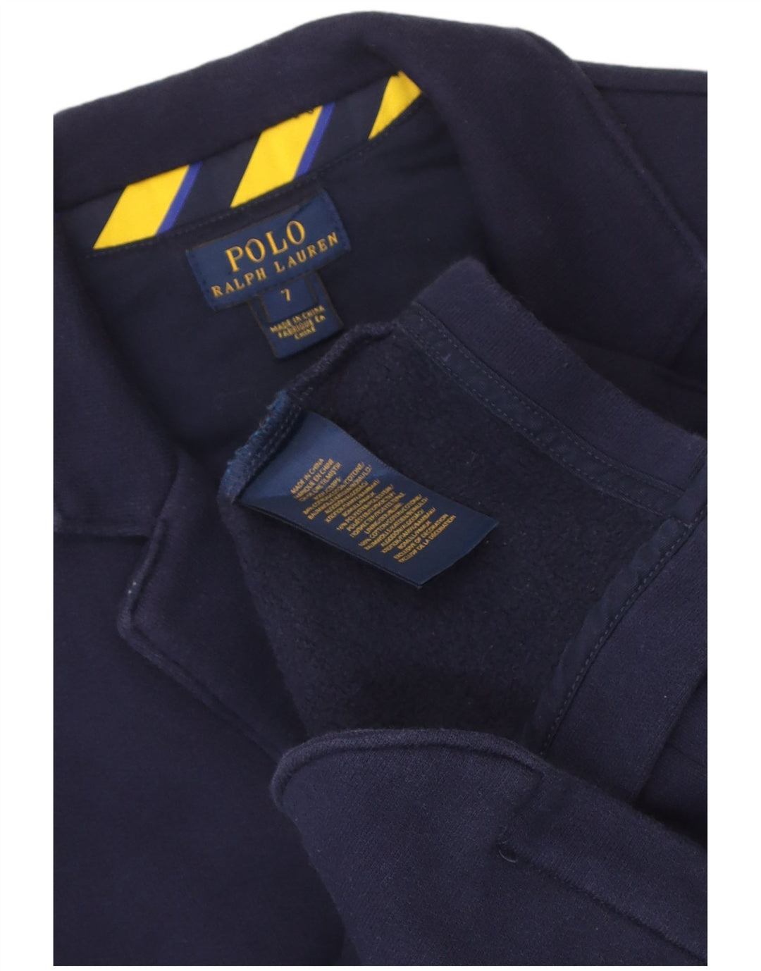 Polo Ralph Lauren Chaqueta tipo blazer de 2 botones para niño 6-7 años Algodón azul marino