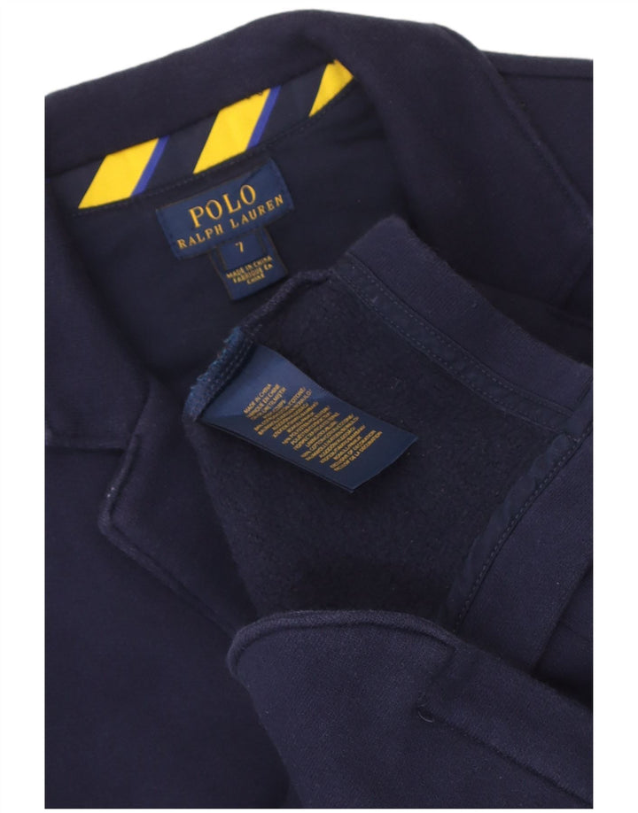 Polo Ralph Lauren Chaqueta tipo blazer de 2 botones para niño 6-7 años Algodón azul marino