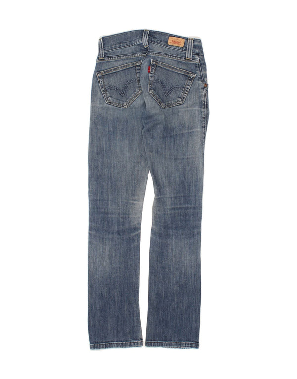 LEVI'S Jeans rectos 504 para mujer US 0 XS W24 L29 Algodón azul