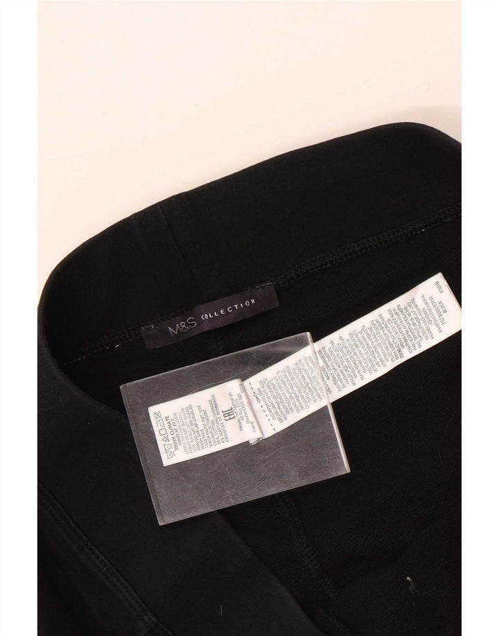 Marks & Spencer Pantalones de Chándal para Mujer UK 40 Mediano Algodón Negro