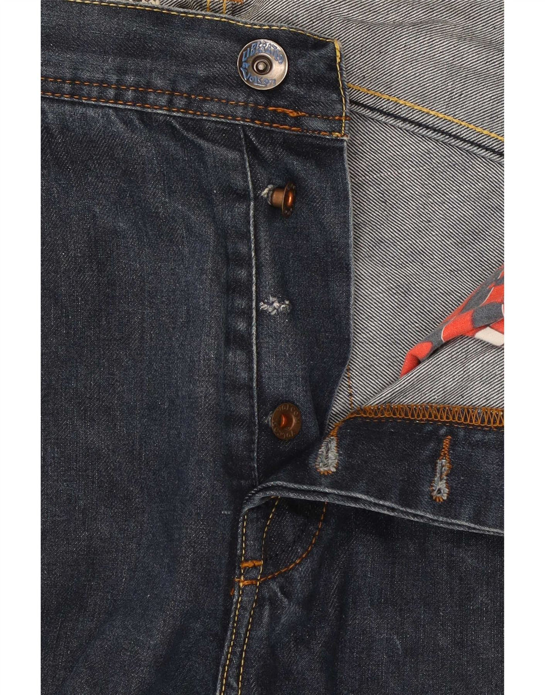 Vaqueros rectos para hombre Volcom W32 L31 Algodón azul marino