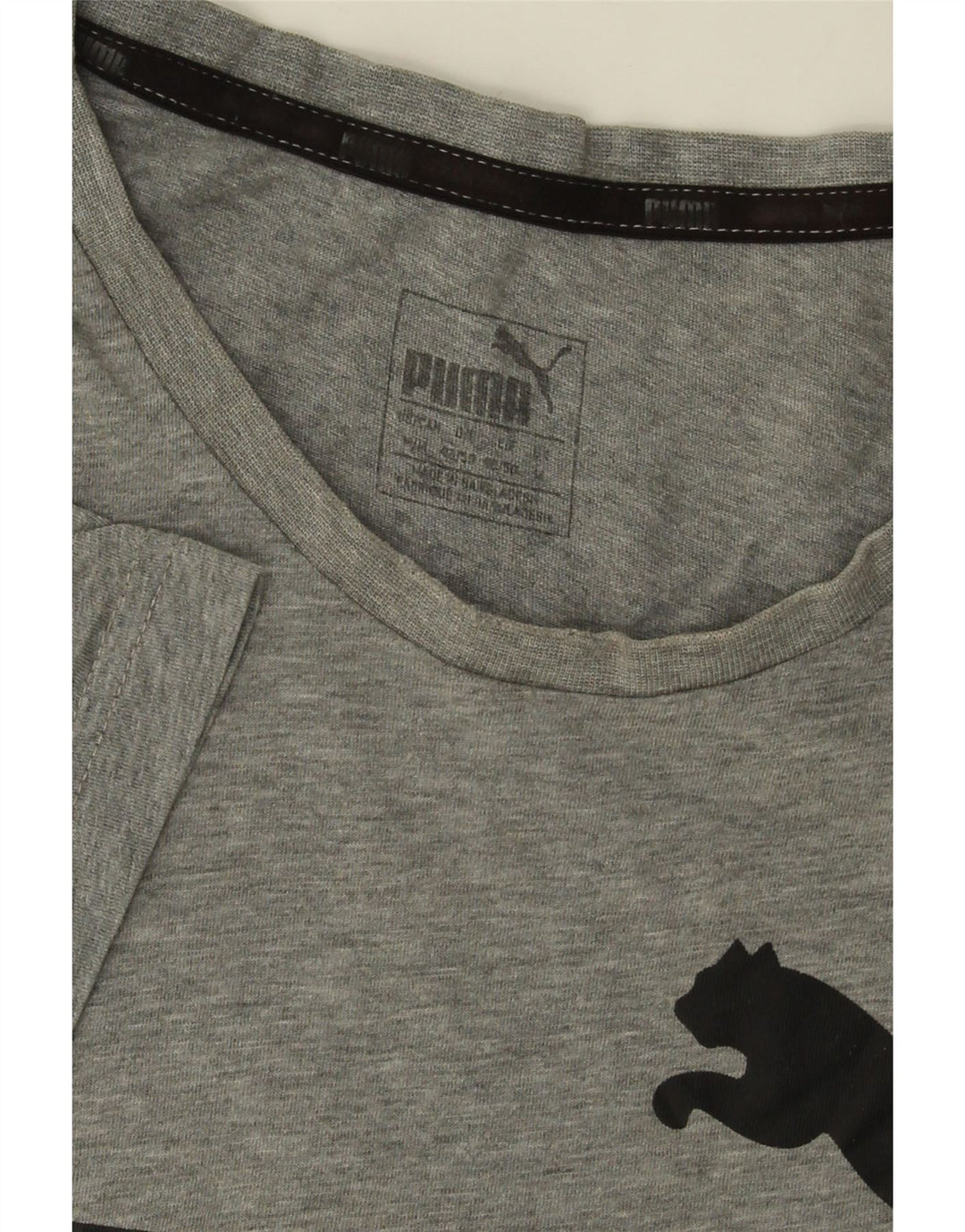 PUMA Camiseta gráfica para hombre Top gris medio