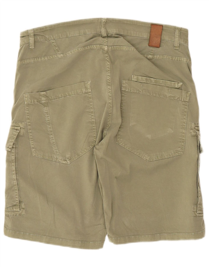 Scorpion Bay Pantalones cortos tipo cargo para hombre W36 Large Khaki Cotton