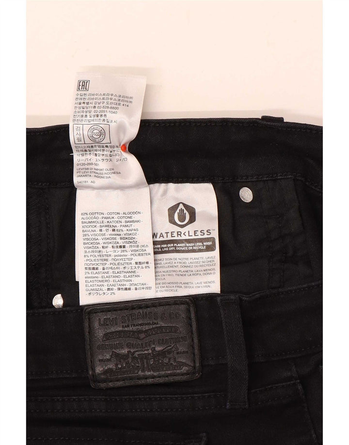 Levi's Vaqueros Slim Mujer W32 L26 Algodón Negro