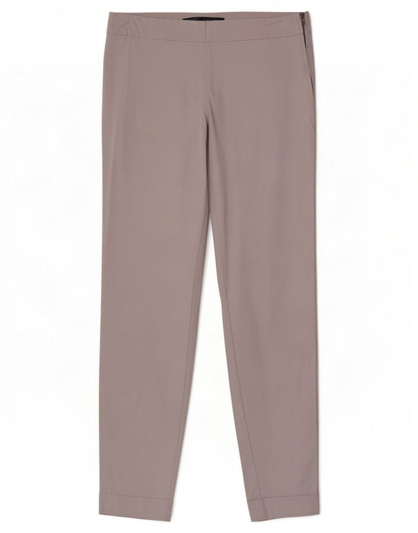 Zara Mujer Pantalones Casuales Slim Small W26 L27 Algodón Gris