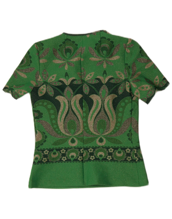 Blusa Desiree Mujer Top IT 42 Verde Medio Floral