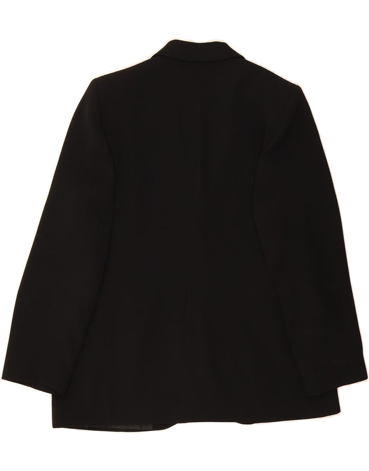 MAX PIERRE Womens 1 Button Blazer Jacket UK 16 Large Black Vintage Max Pierre and Second-Hand Max Pierre from Messina Hembry 
