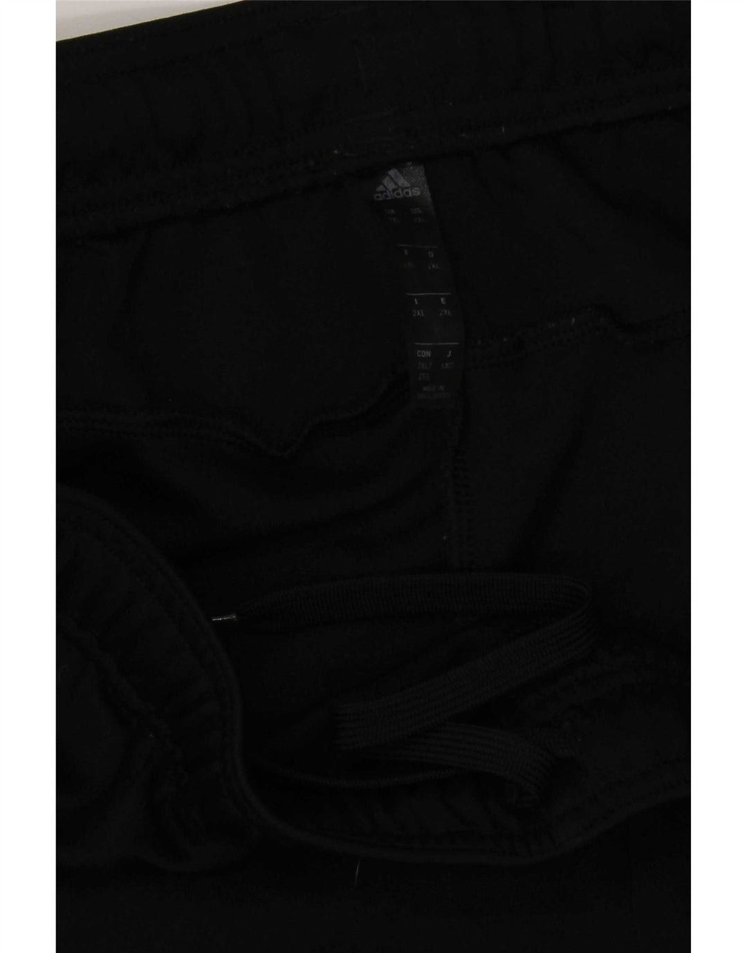 Adidas Pantalones de chándal para hombre Joggers 2XL Negro Poliéster
