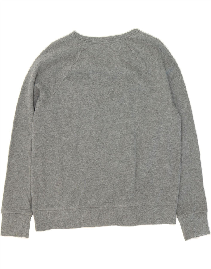 TOMMY HILFIGER Womens Sweatshirt Jumper UK 14 Medium Grey Cotton Vintage Tommy Hilfiger and Second-Hand Tommy Hilfiger from Messina Hembry 
