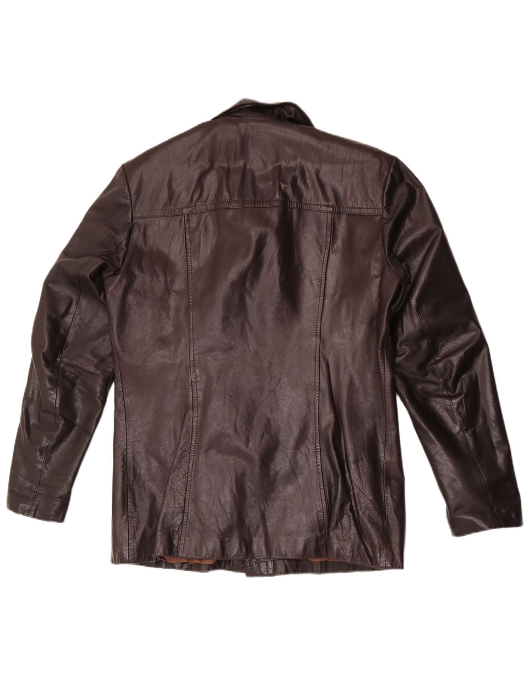 Esco Chaqueta de cuero para hombre EU 52 XL Cuero marrón