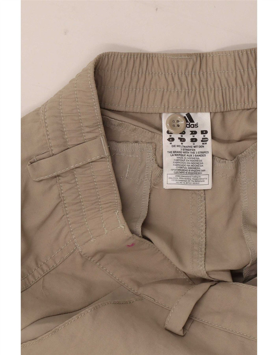 Pantalón Adidas Mujer Graphic Medium W30 L30 Marrón Nylon