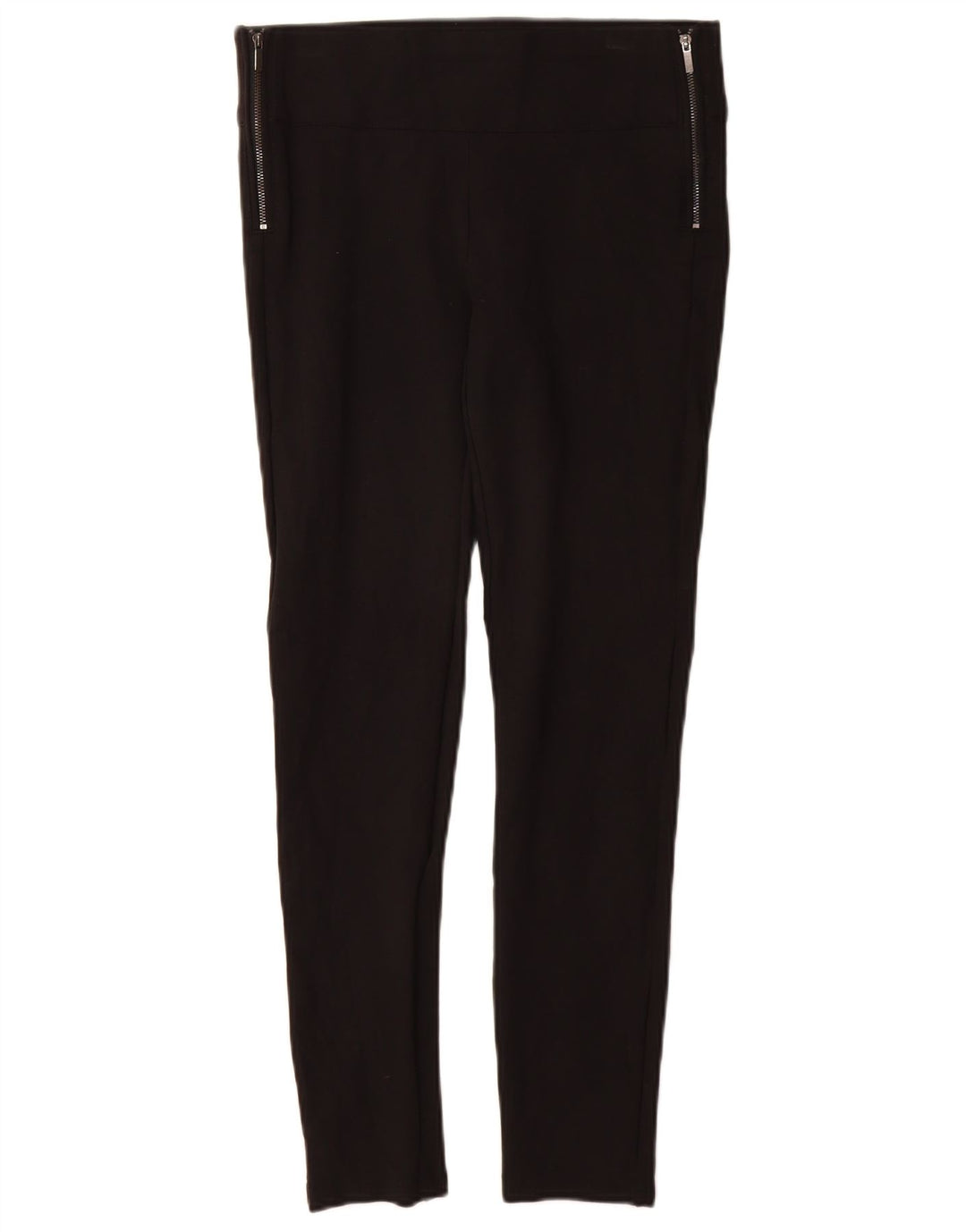 Zara Mujer Leggings Reino Unido 42 Mediano Negro
