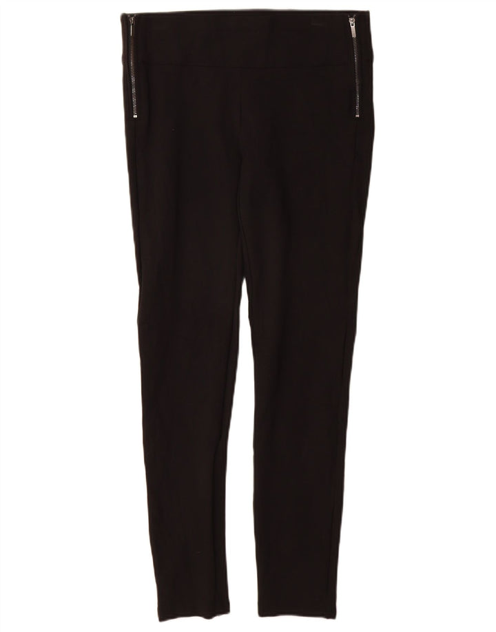 Zara Mujer Leggings Reino Unido 42 Mediano Negro