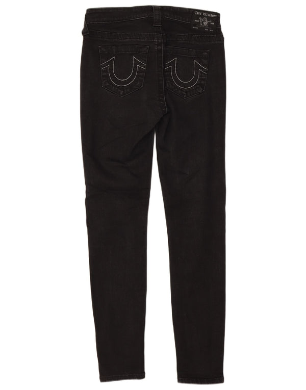 Vaqueros ajustados para mujer True Religion W28 L28 Negro