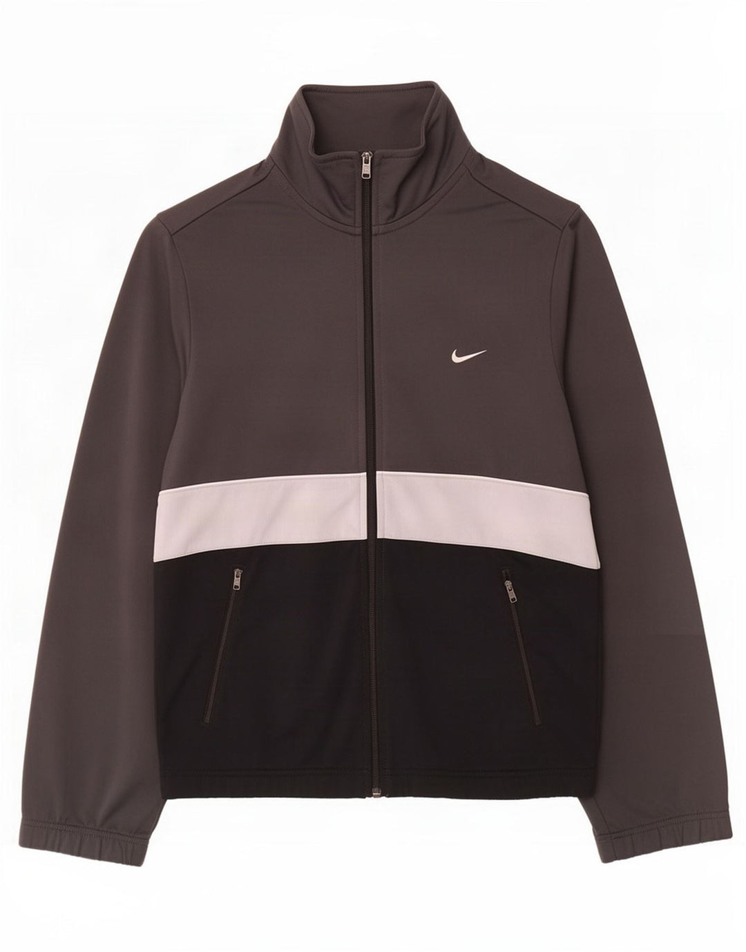 Nike - Chaqueta de chándal para hombre, talla pequeña, color gris, poliéster