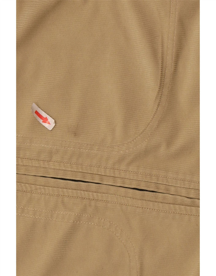 Brugi Chaqueta de pana para hombre UK 40 Large Beige Colorblock Poliéster