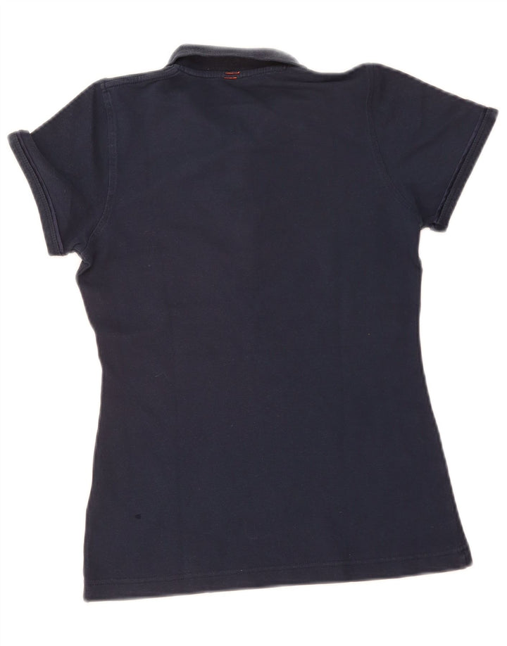 Sun68 Polo para mujer UK 40 Mediano Azul marino Algodón