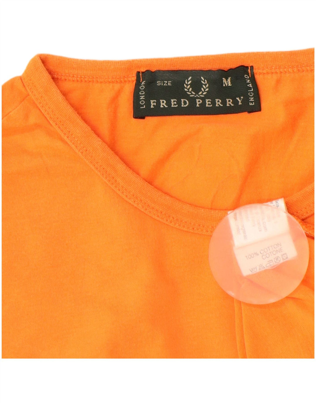 Fred Perry - Camiseta para hombre, color naranja medio, algodón